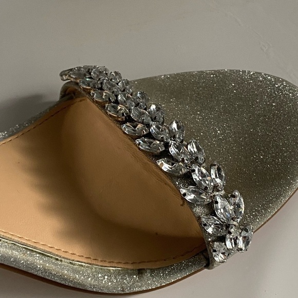 Badgley Mischka Odessa Crystal Adorned Block Heel - Picture 6 of 16